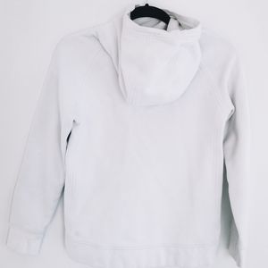 Lululemon White Hoodie Sweatshirt sz 0